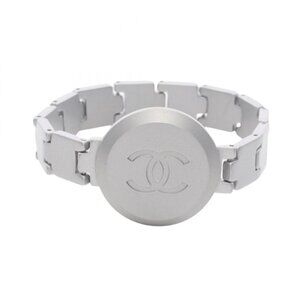 Chanel Bracelet CC Logo Stainless Steel